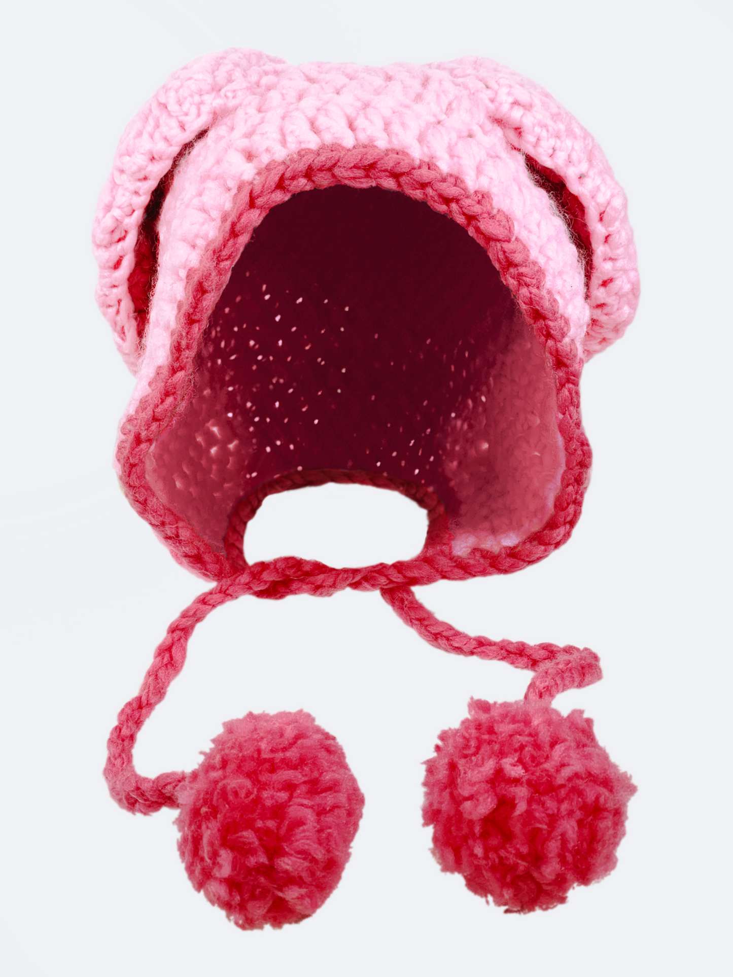 Pom Pom Bunny Hat